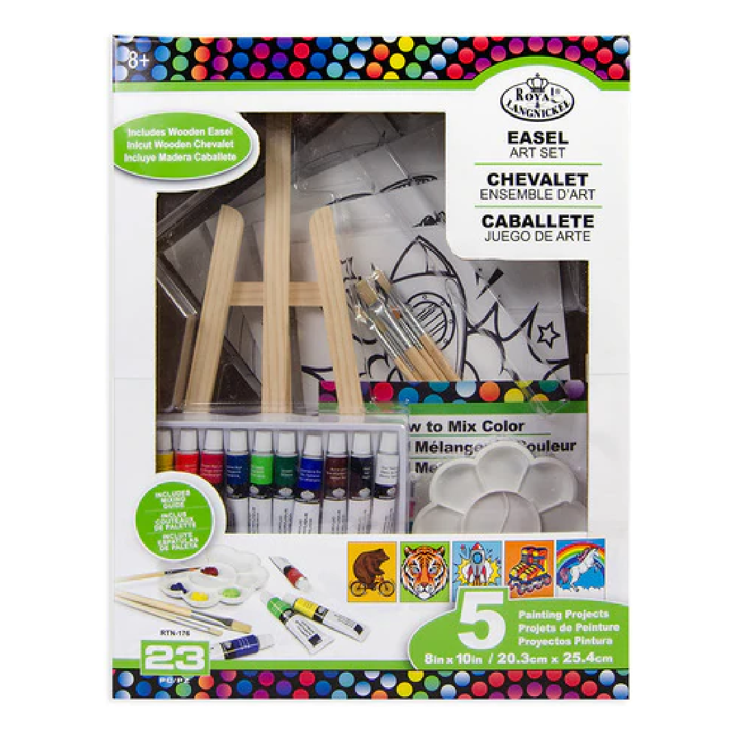 Easel Art Set W/Easy To Store Bag - Drawing FOB: MI - 7497982