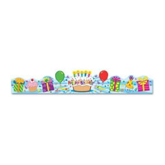 Happy Birthday Crowns, 23-1/2" x 6-1/4", 30/pkg