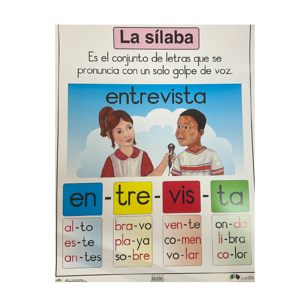 Poster La Sílaba