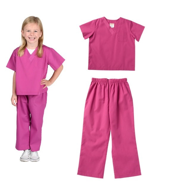 Role Play Doctor Scrub Pink