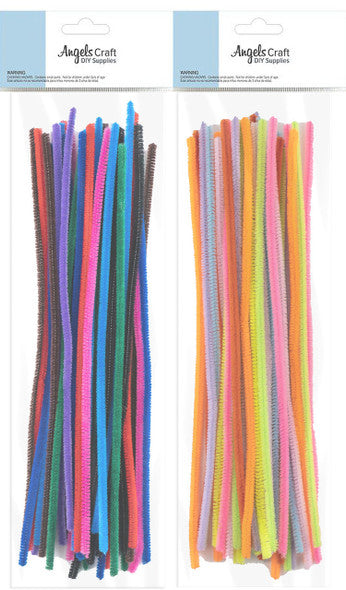 Chenille Stems Asst. Color [pk-40]