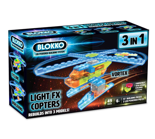 Blokko Light Up 3 in 1 Light Fx - Copters