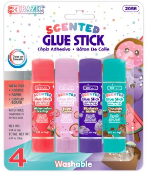 Glue Stick Scented (pk-4)