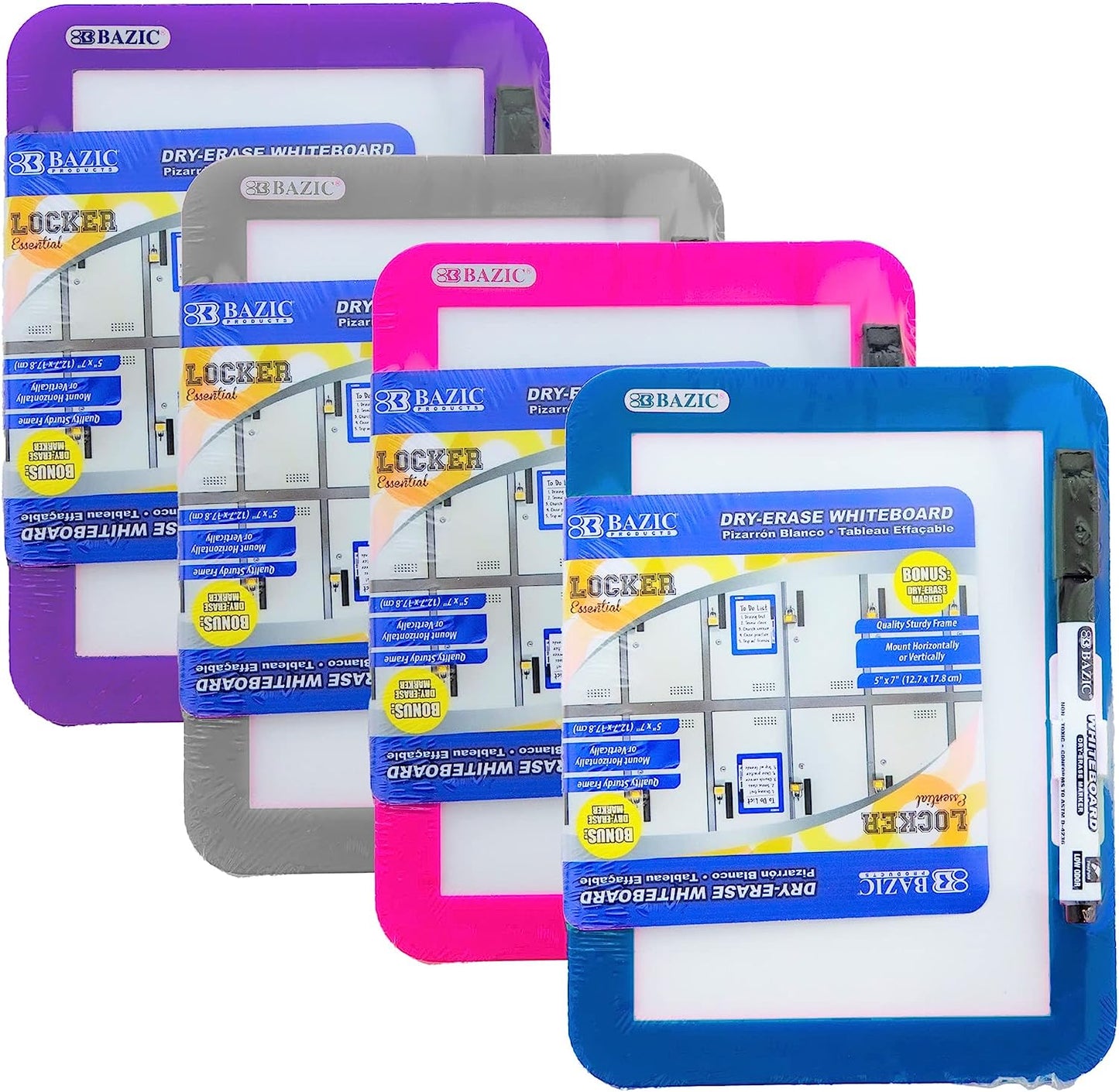 Locker Dry Erase whiteboard 5"x7"