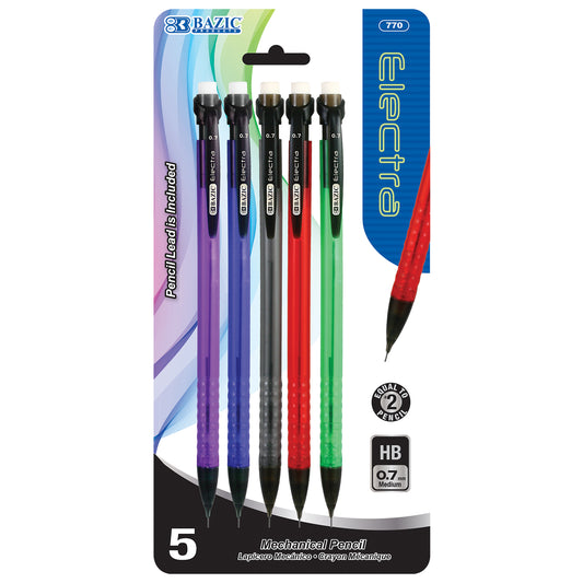 Mechanical Pencil Electra 0.7mm [pk-5]