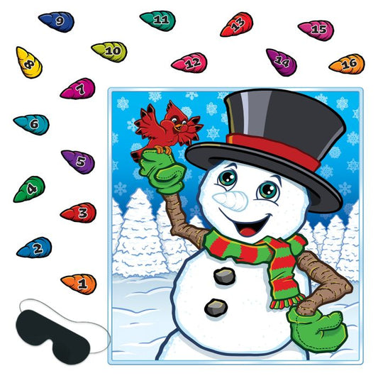 Game Pin the Noise Snowman