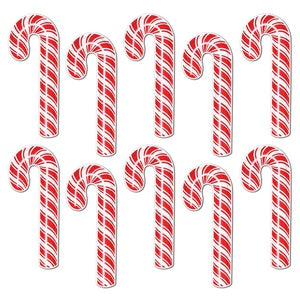 Cutouts Mini CandyCane [pk-10]