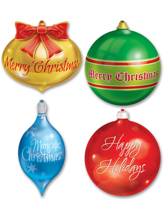 Cutouts Xmas Ornaments [pk-4]