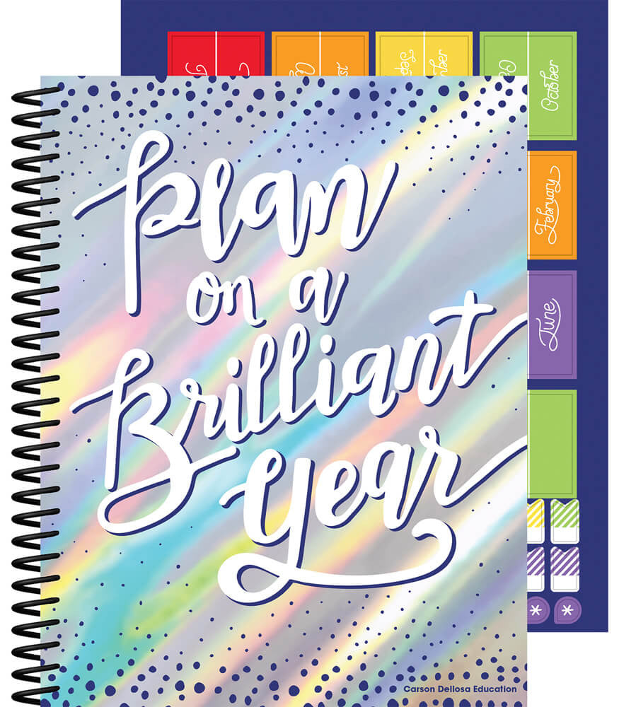 Plan on a Brilliant Year Teacher Planner Spiral Bound