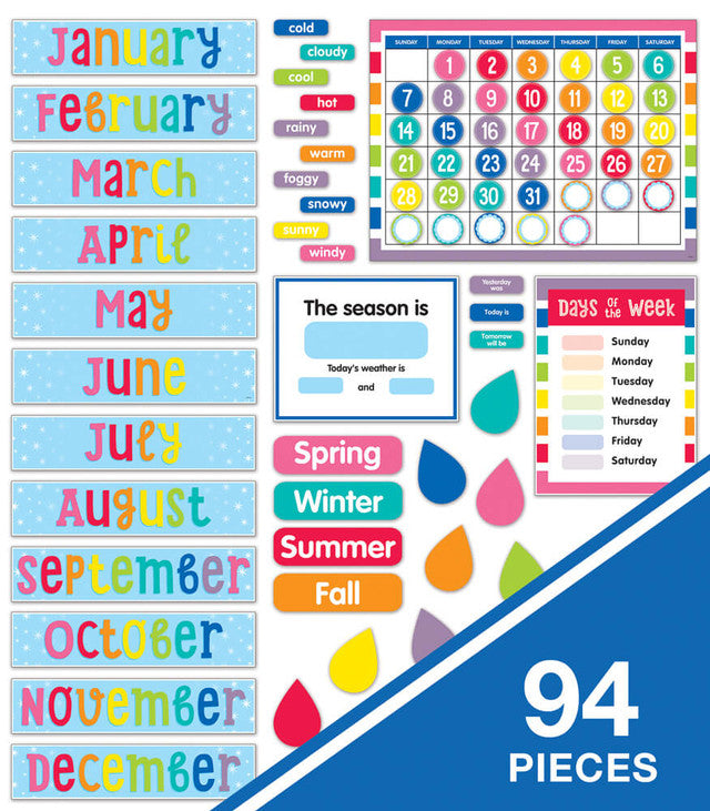 Hello Sunshine Calendar Bulletin Board Set – Humacao School Supply