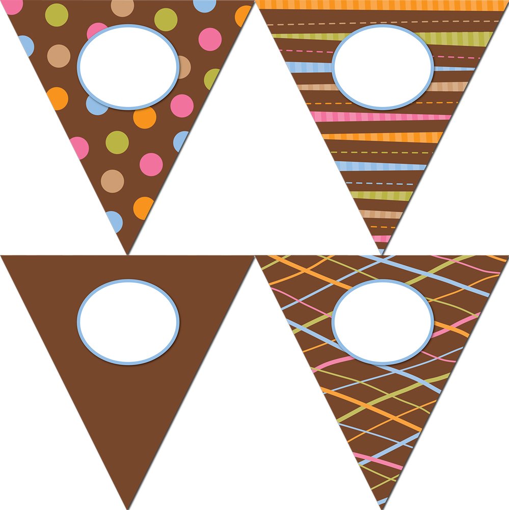 Jumbo Cutouts Pennants (pk-12)