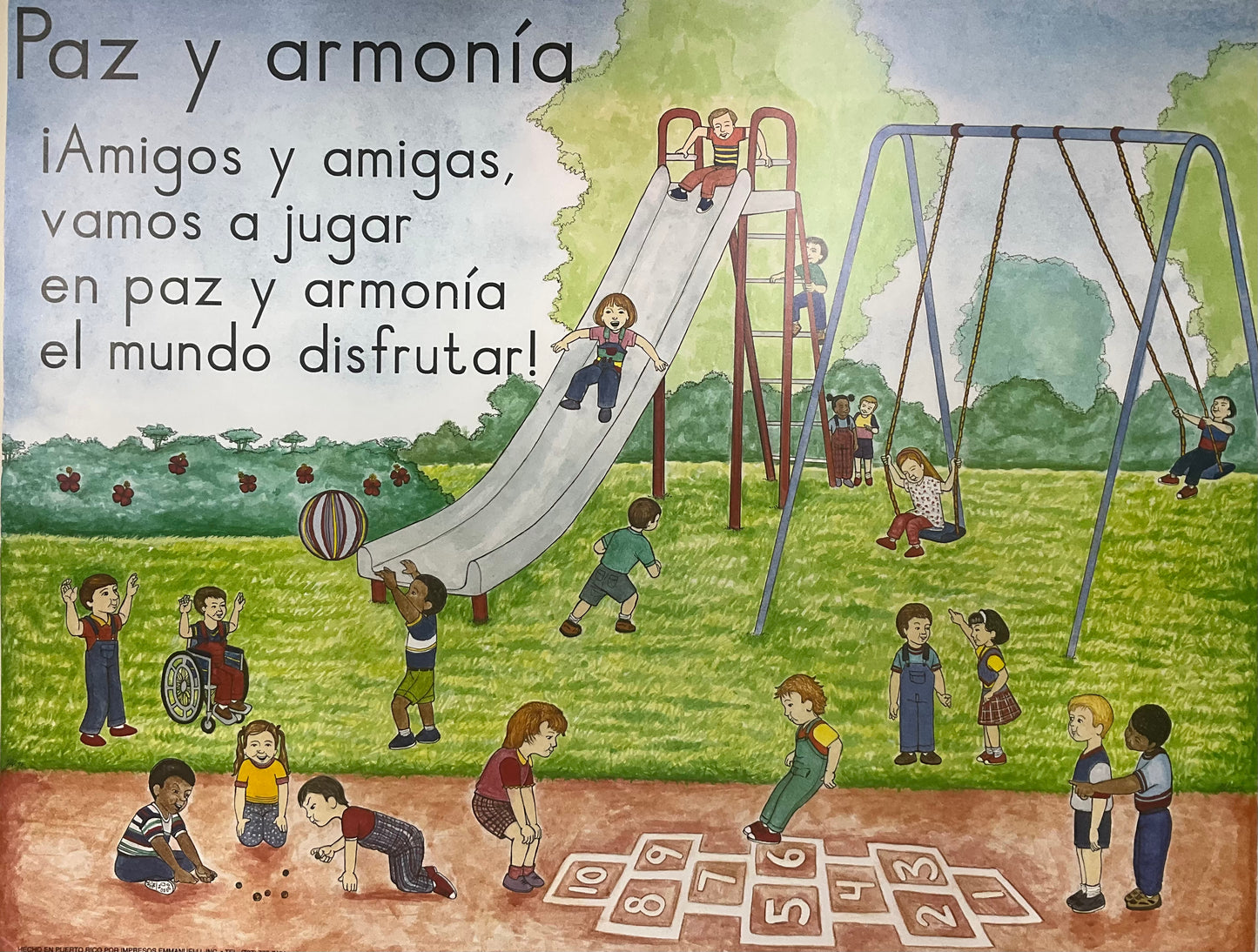 Poster Paz y armonía