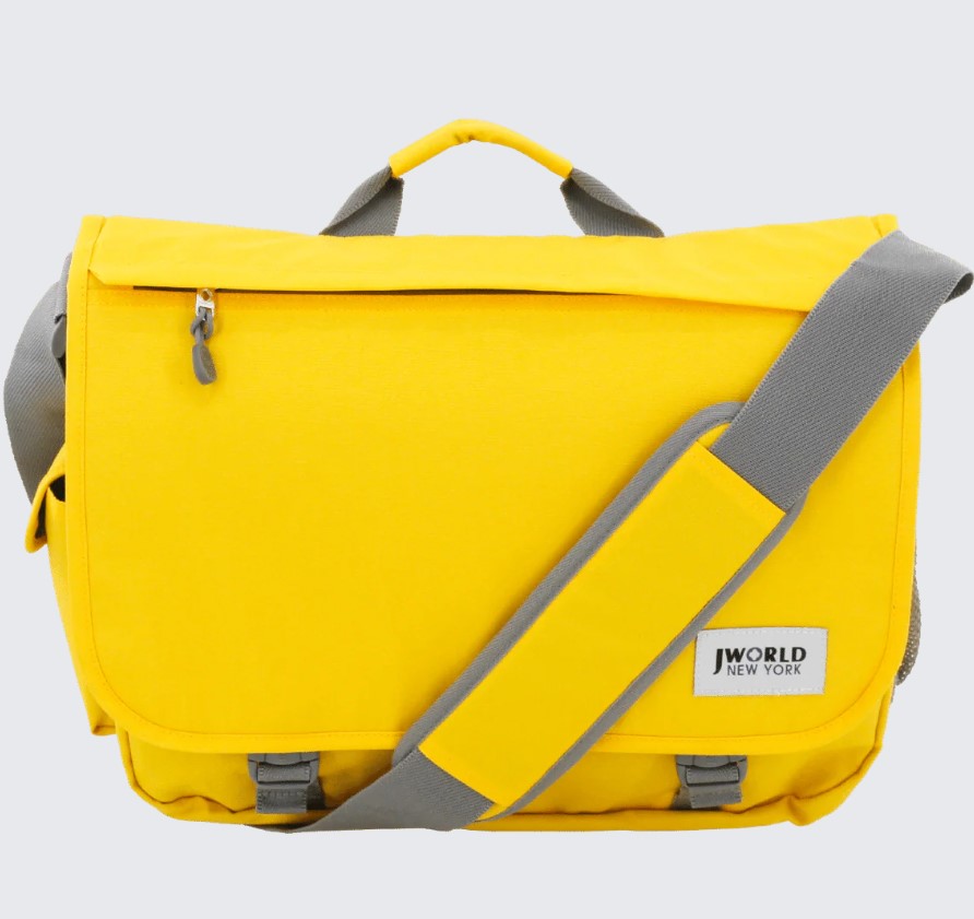 Thomas Laptop Messenger Bag - Tangerine Yellow