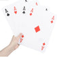 Jumbo Poker Cards 8" x 11"