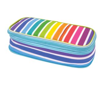 Pencil Case Colorful Stripes