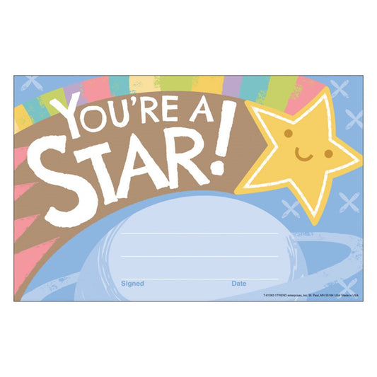 Certificate You're a Star