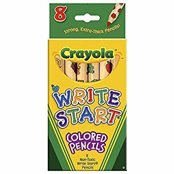 Write Start Colored Pencils, Assorted Colors, Pk-8