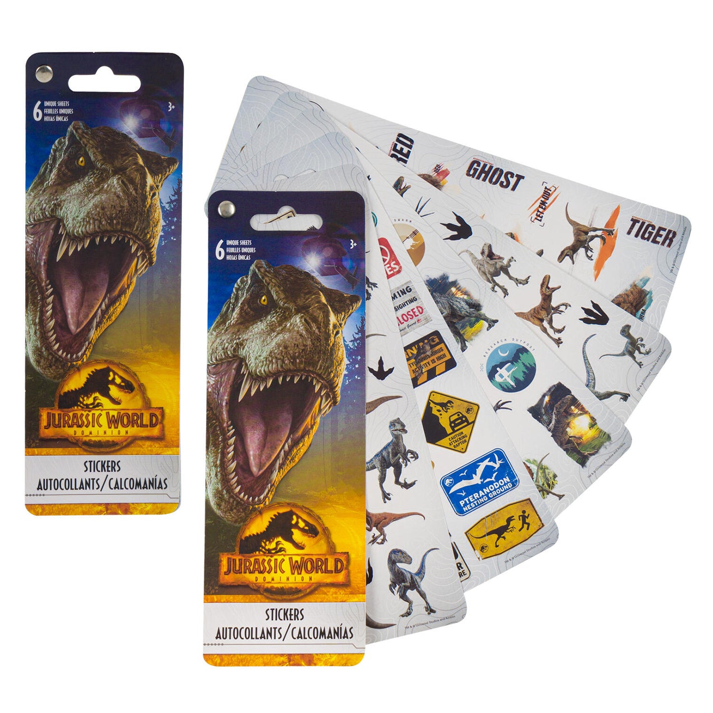 Stickers Pad Jurassic World [6 sheets]