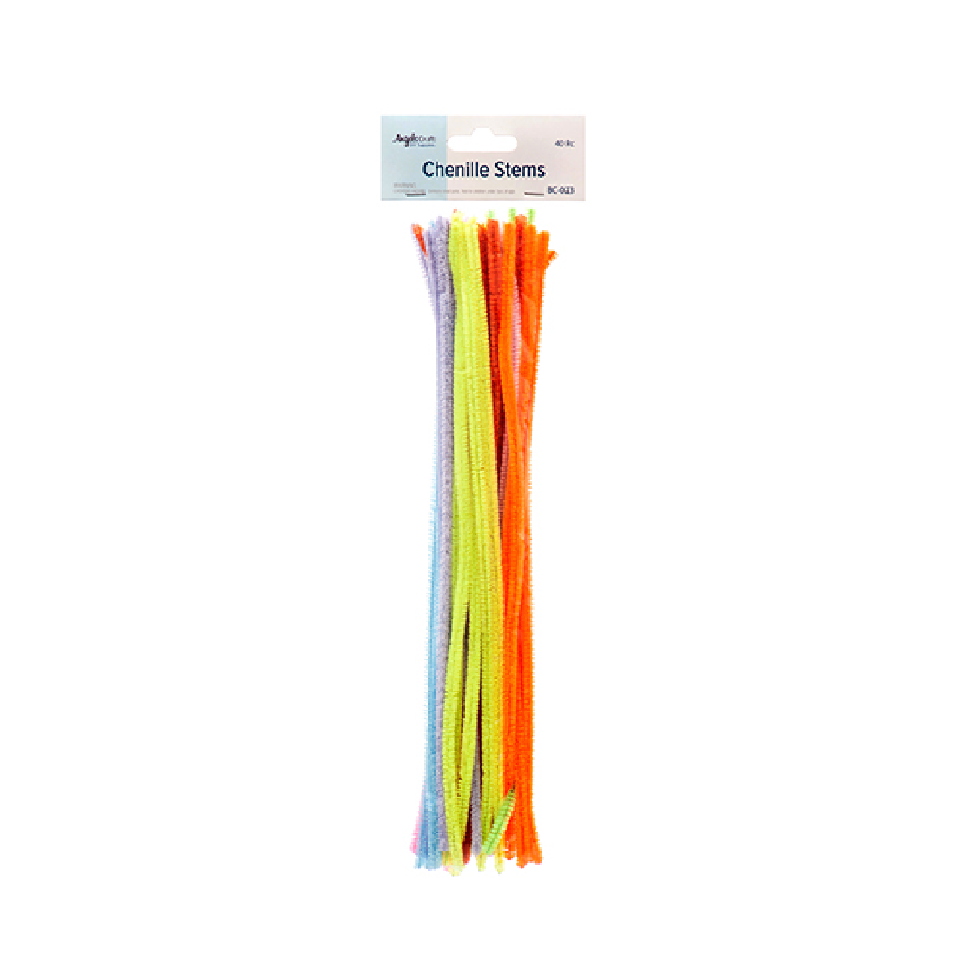 Chenille Stems Asst. Color [pk-40]