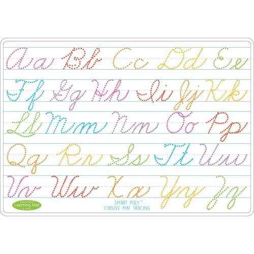 Learning Mat Cursive Alphabet 12.25" x 17.5"