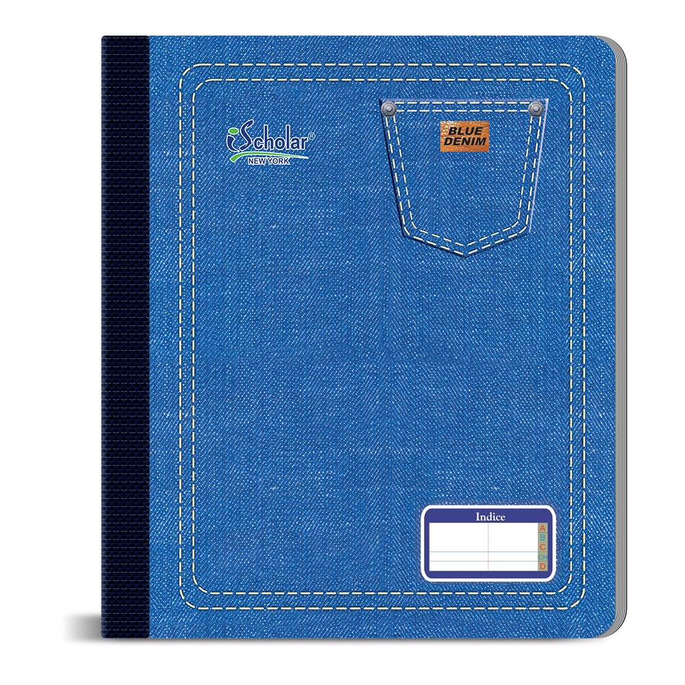 Libreta Indice Pequeña/ Index Notebook- Blue Denim