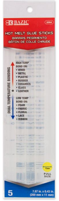 Hot Glue Gruesa 8" Pk-5