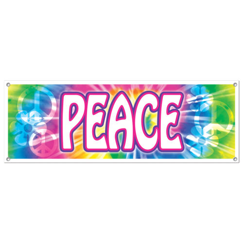 Banner Peace Sign 5'