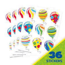 Stickers Celebration Balloons [pk-36]