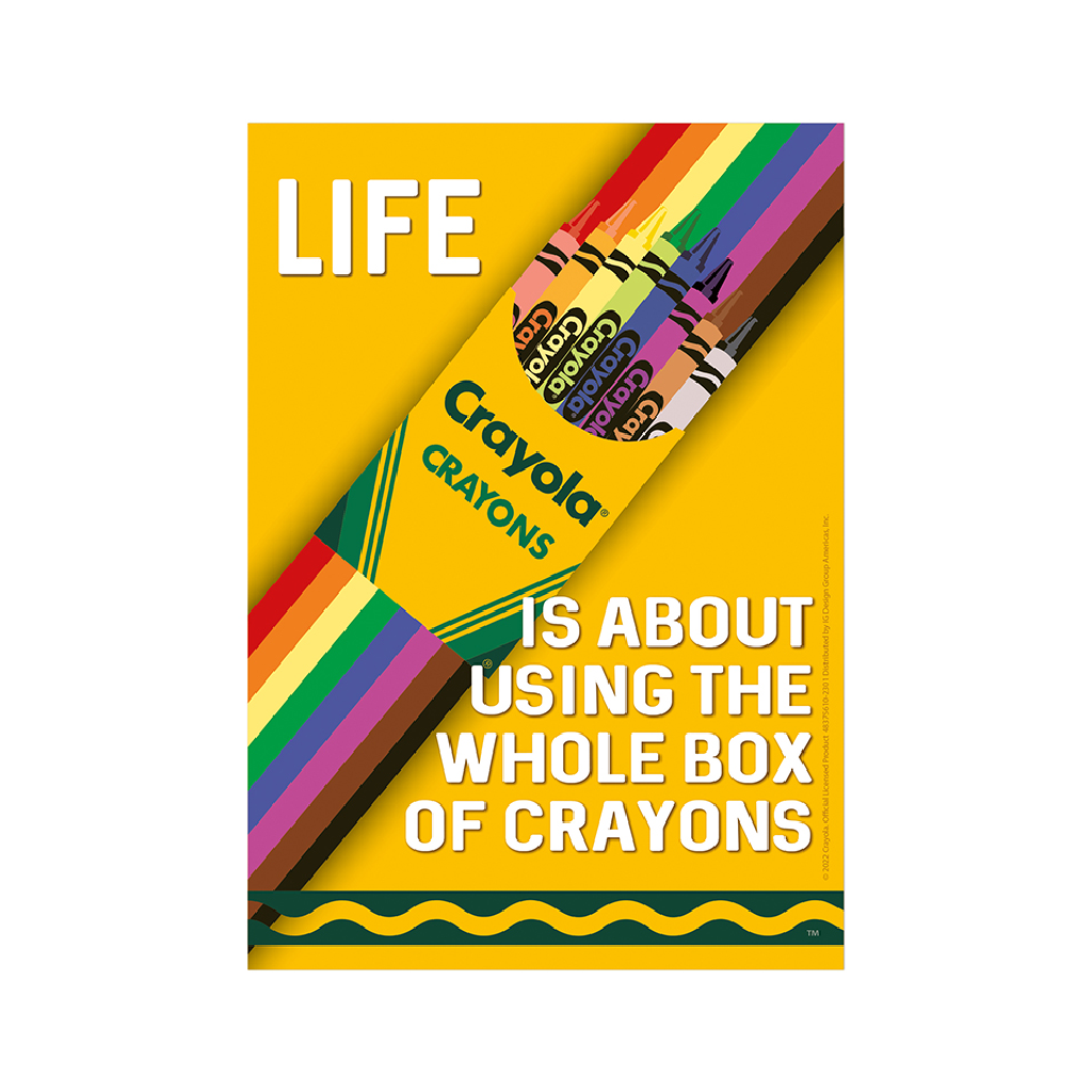 Poster Crayola Whole Box 13"X19"