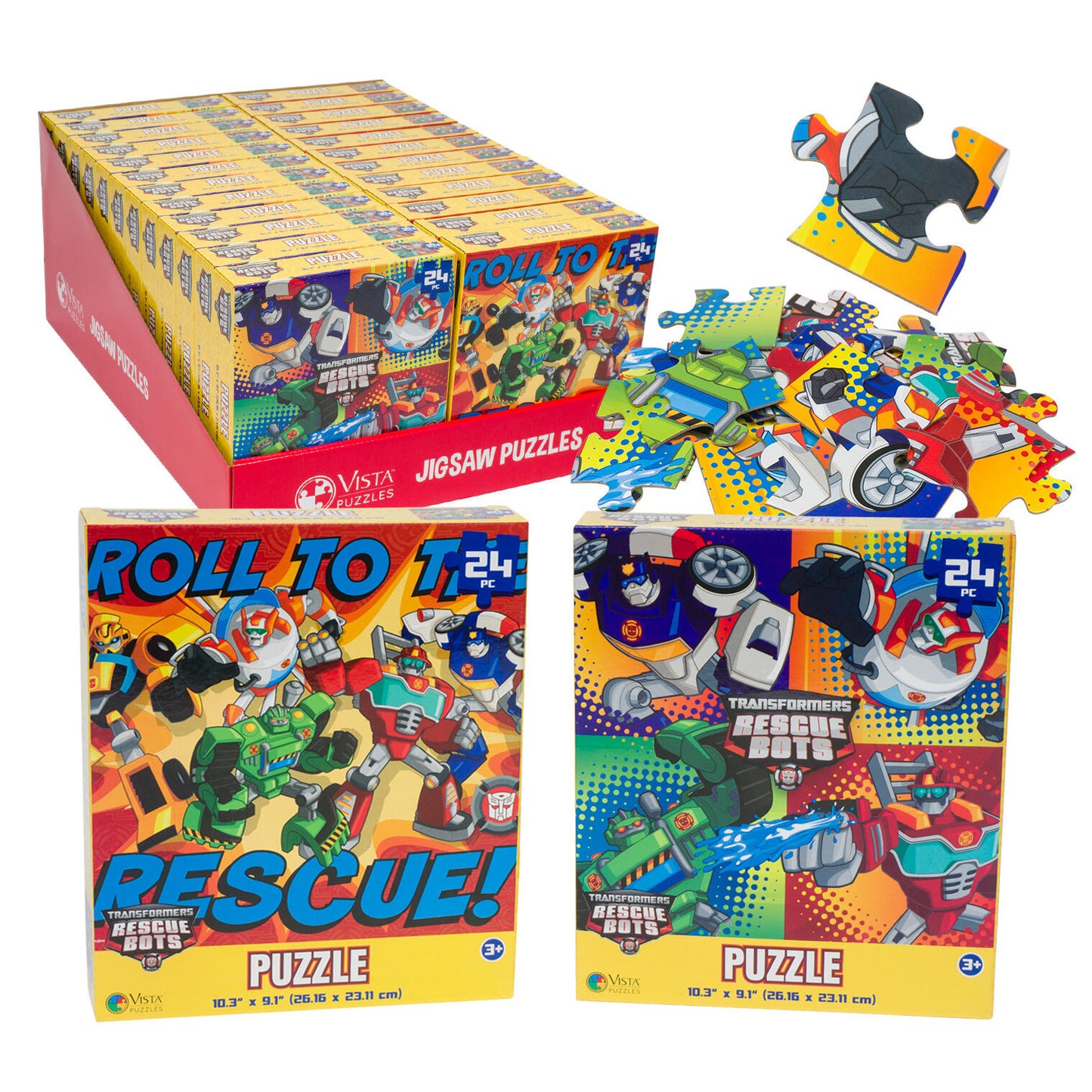 Transformer Rescue Bots Puzzle [ Share  Print 24 Pieces]