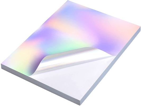 Holographic Printable Permantent Vinyl [pk-10]