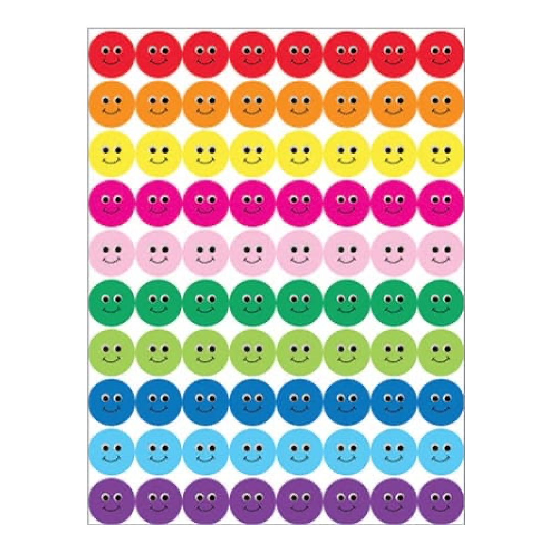 Stickers Smiley Faces [3 sheets]