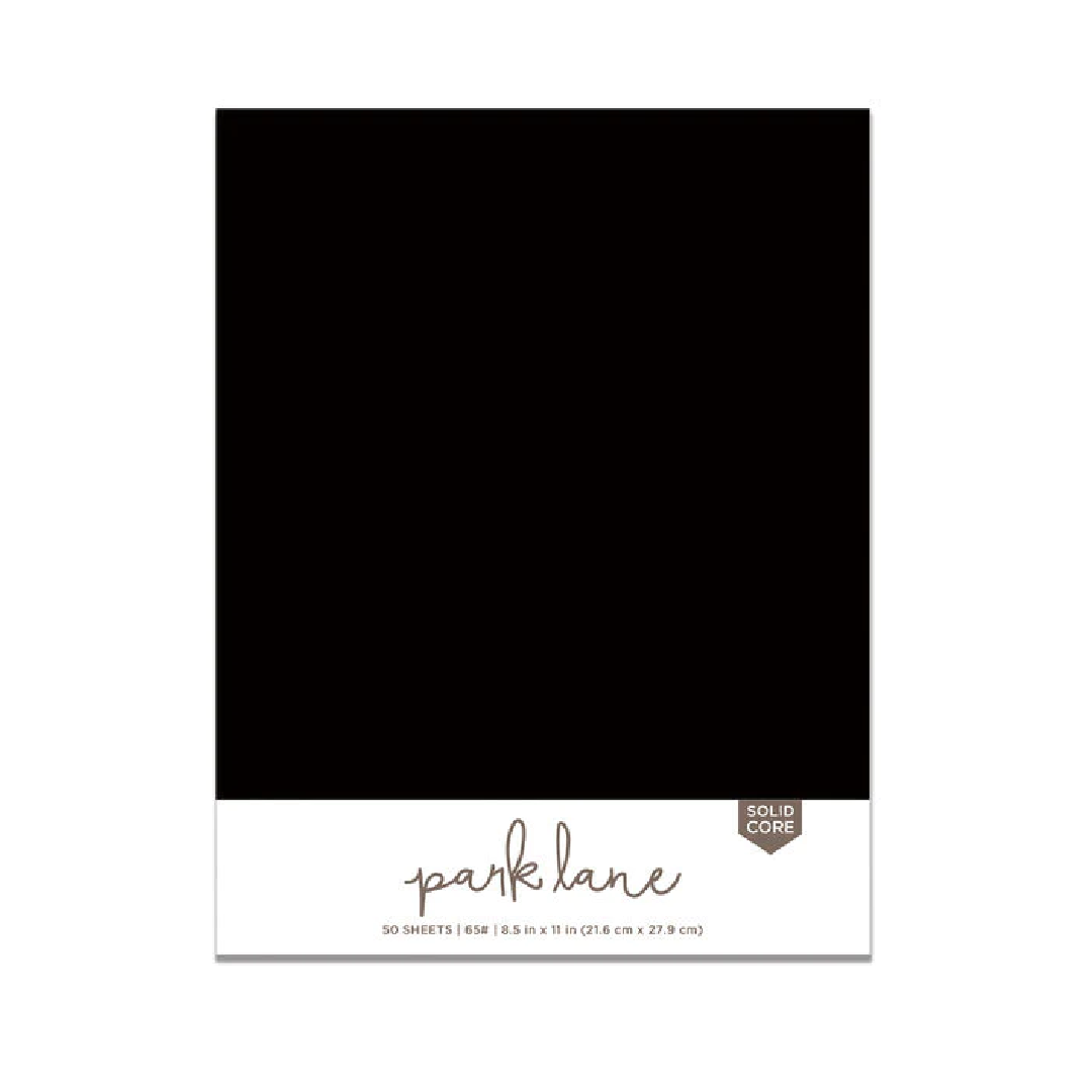 Cardstock 8.5" x 11" Black [50pk]