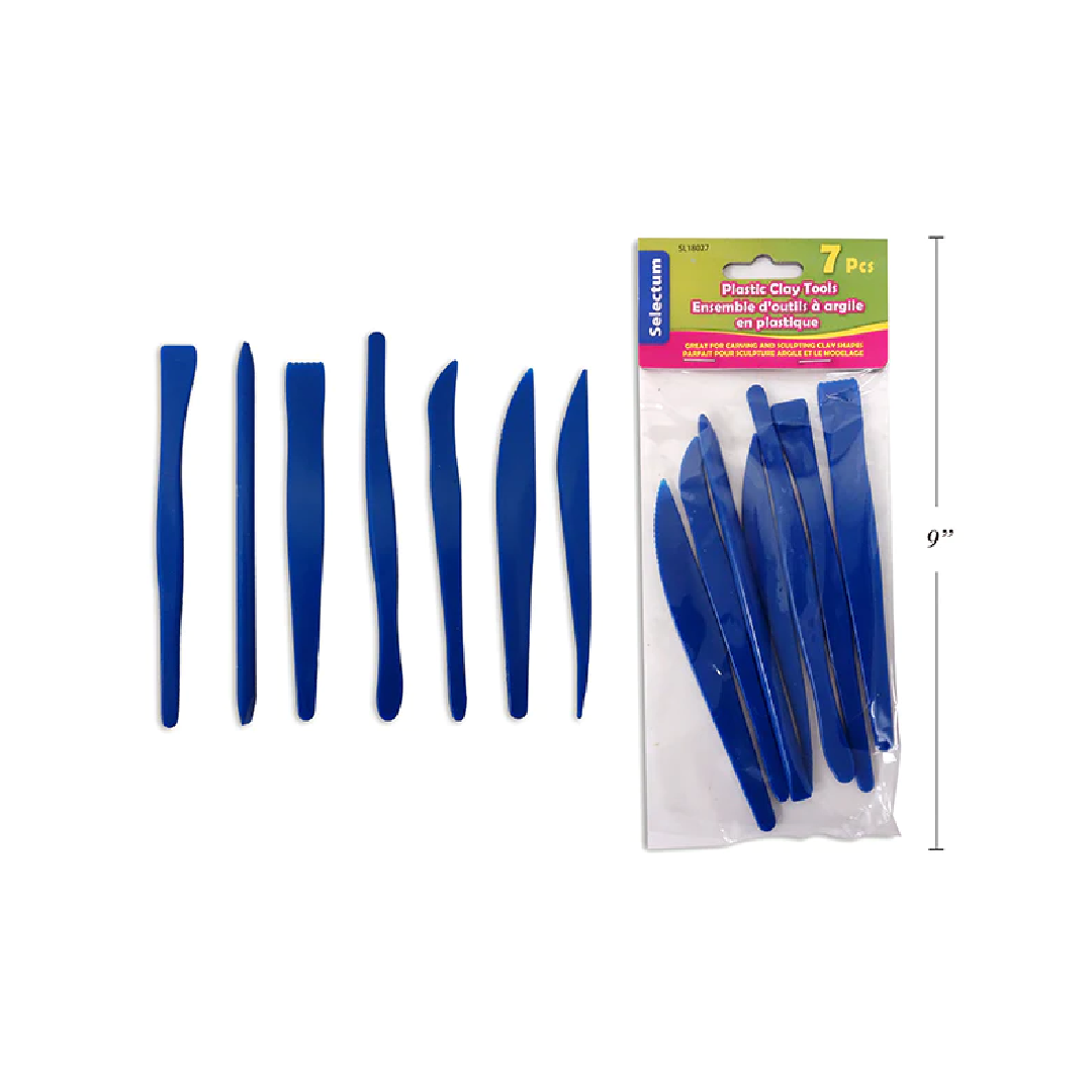 Plastic Clay Tools [7 pcs]