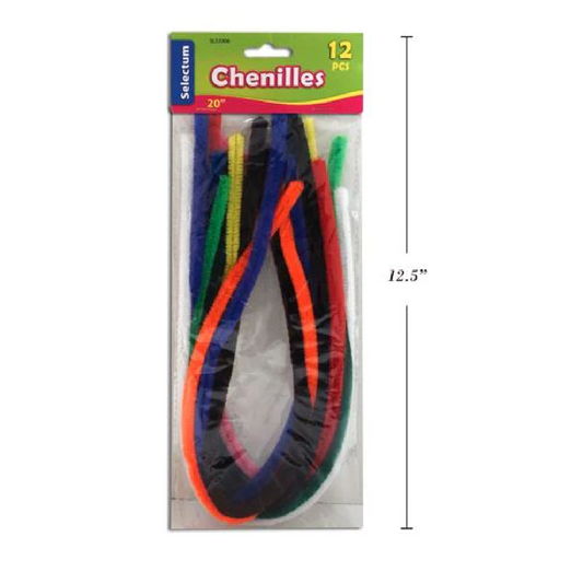 Chenilles 20" Asst [12 pcs]