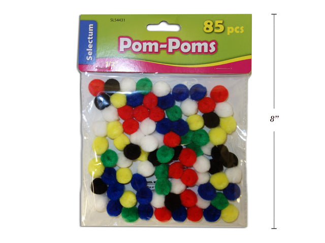 Craft Pom Poms 1.3mm, (85/pack) – Humacao School Supply