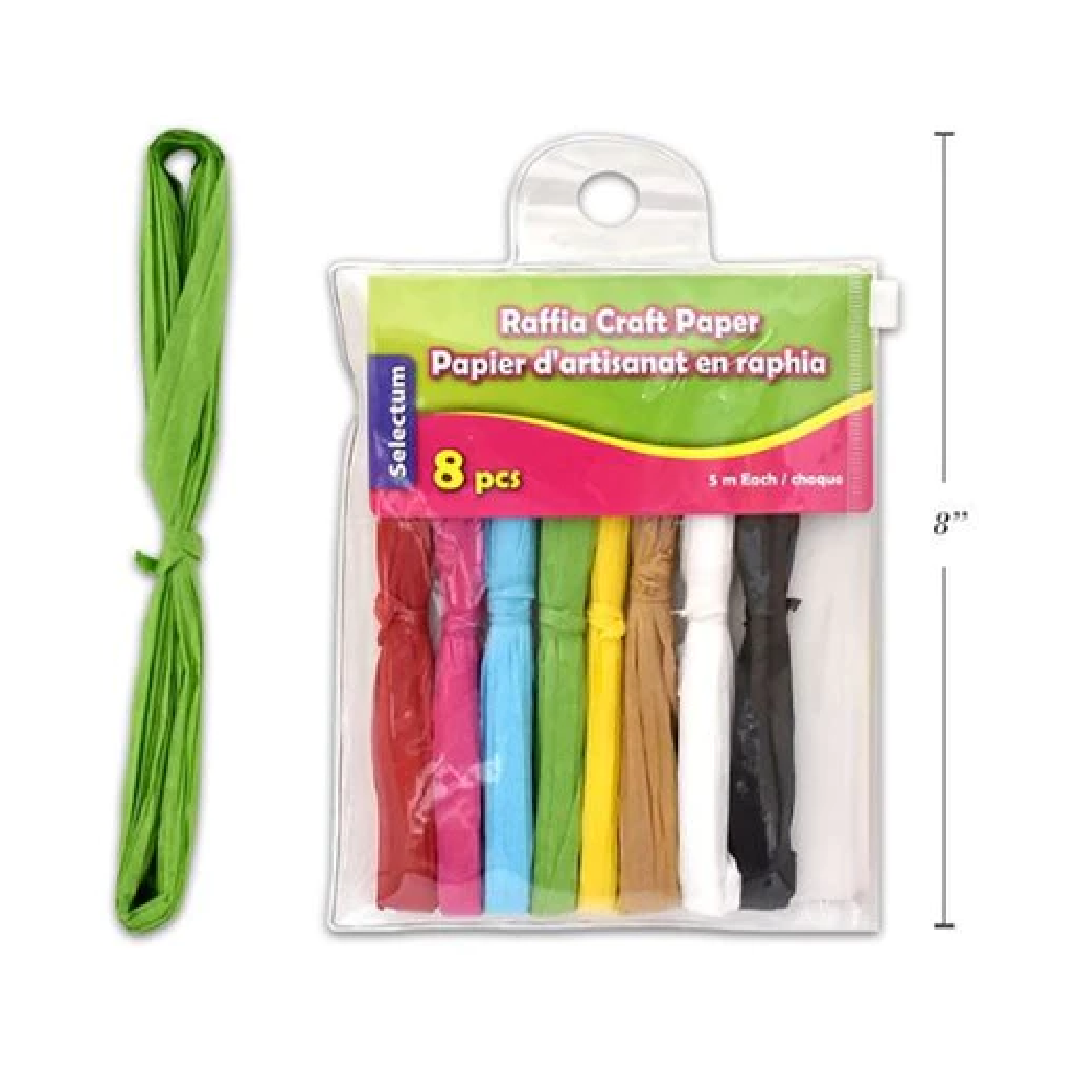 Raffia Craft Paper [8 pcs]