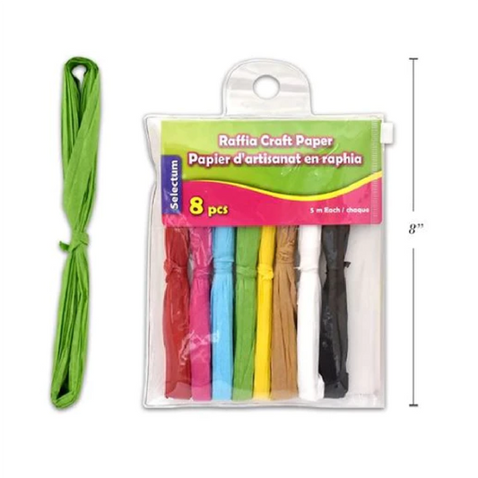 Raffia Craft Paper [8 pcs]