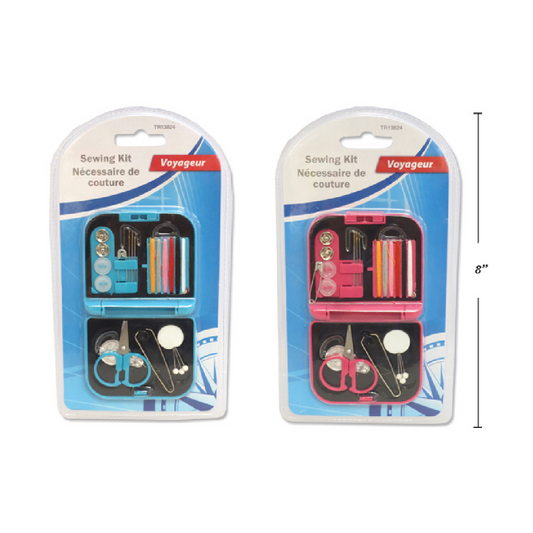 Sewing Kit in Plastic Case