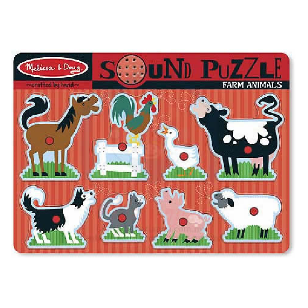 Puzzle Sound Farm Animals