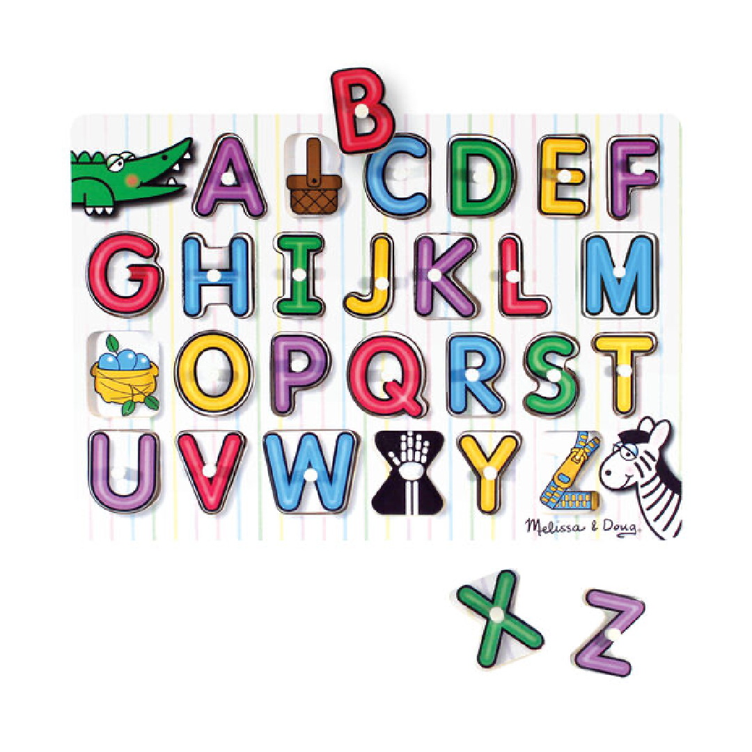 Peg Puzzle Alphabet