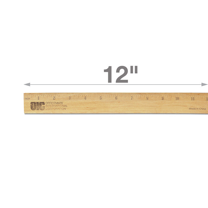 Ruler 12" Wood