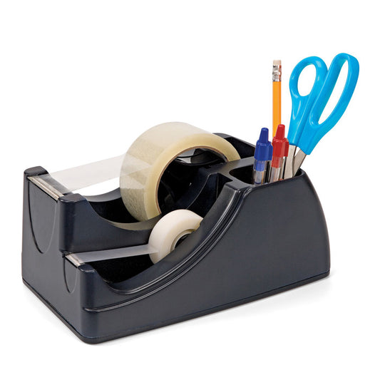 Tape Dispenser Blk HD 2-in-1 Deluxe