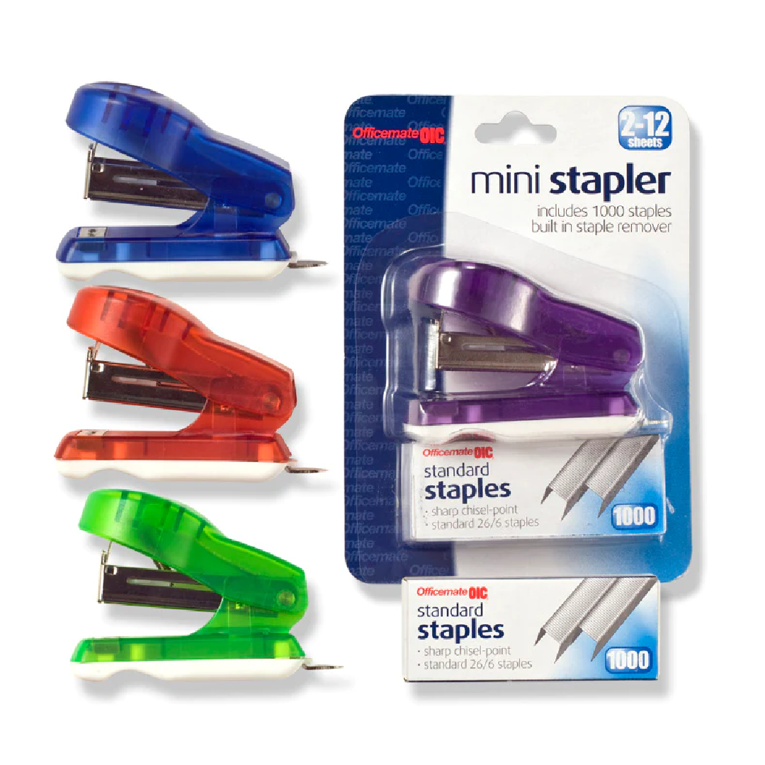 Mini Stapler w/Staples