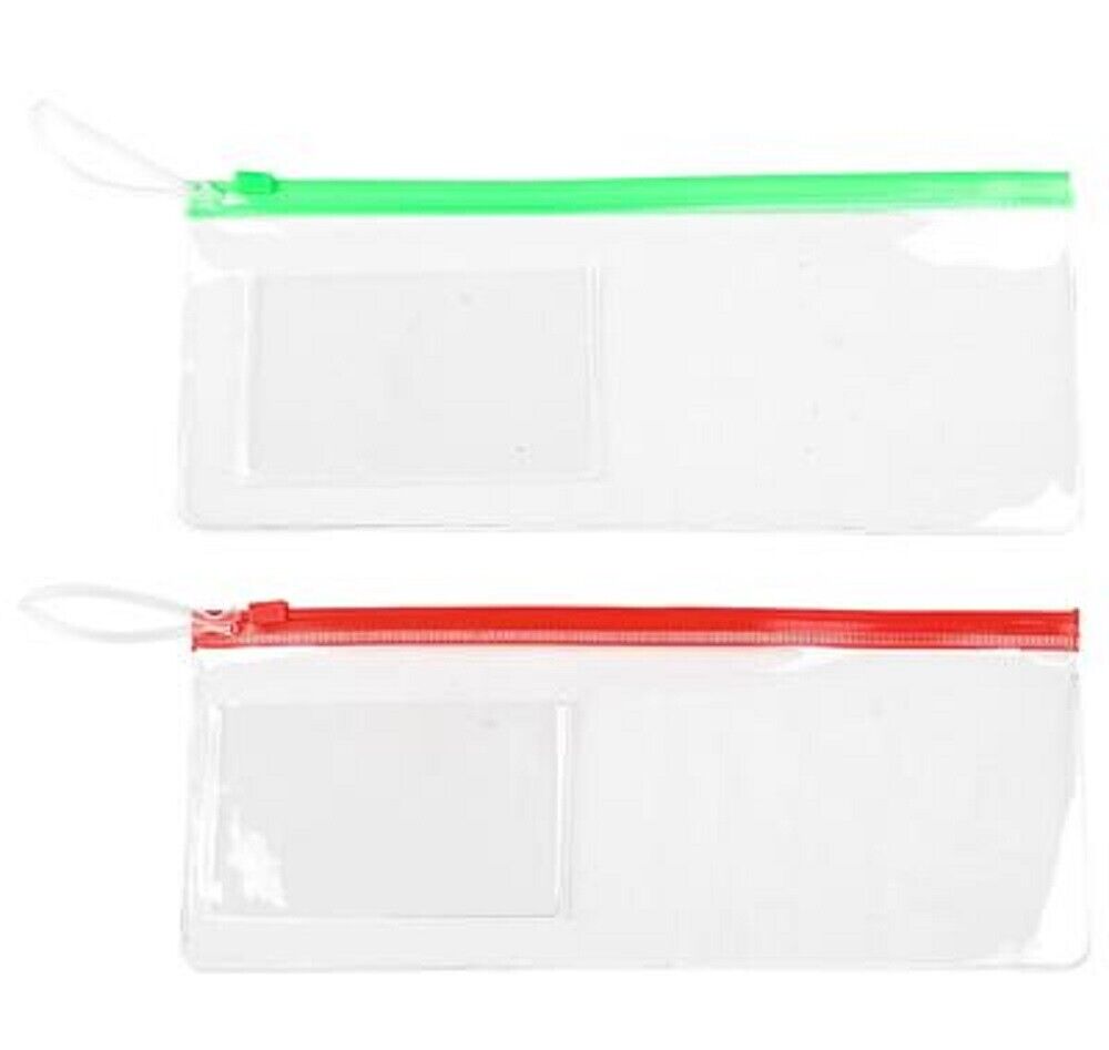 Vinyl Pouches Clear 10" [EACH]