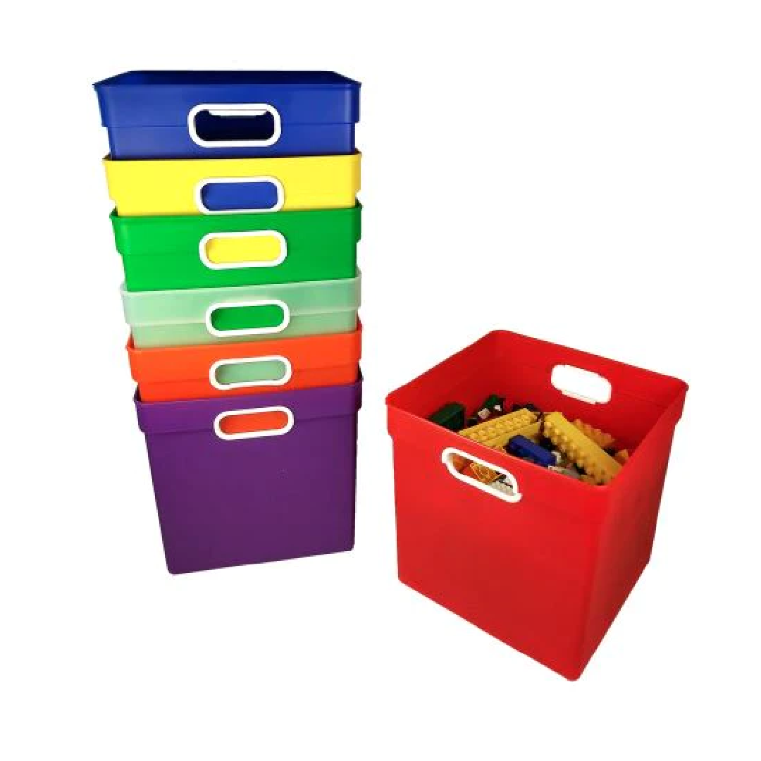 Plastic Cube Bin Asst [EACH]