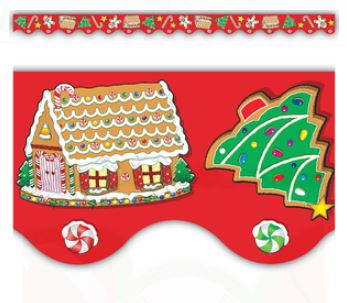 Christmas Scalloped Border Trim