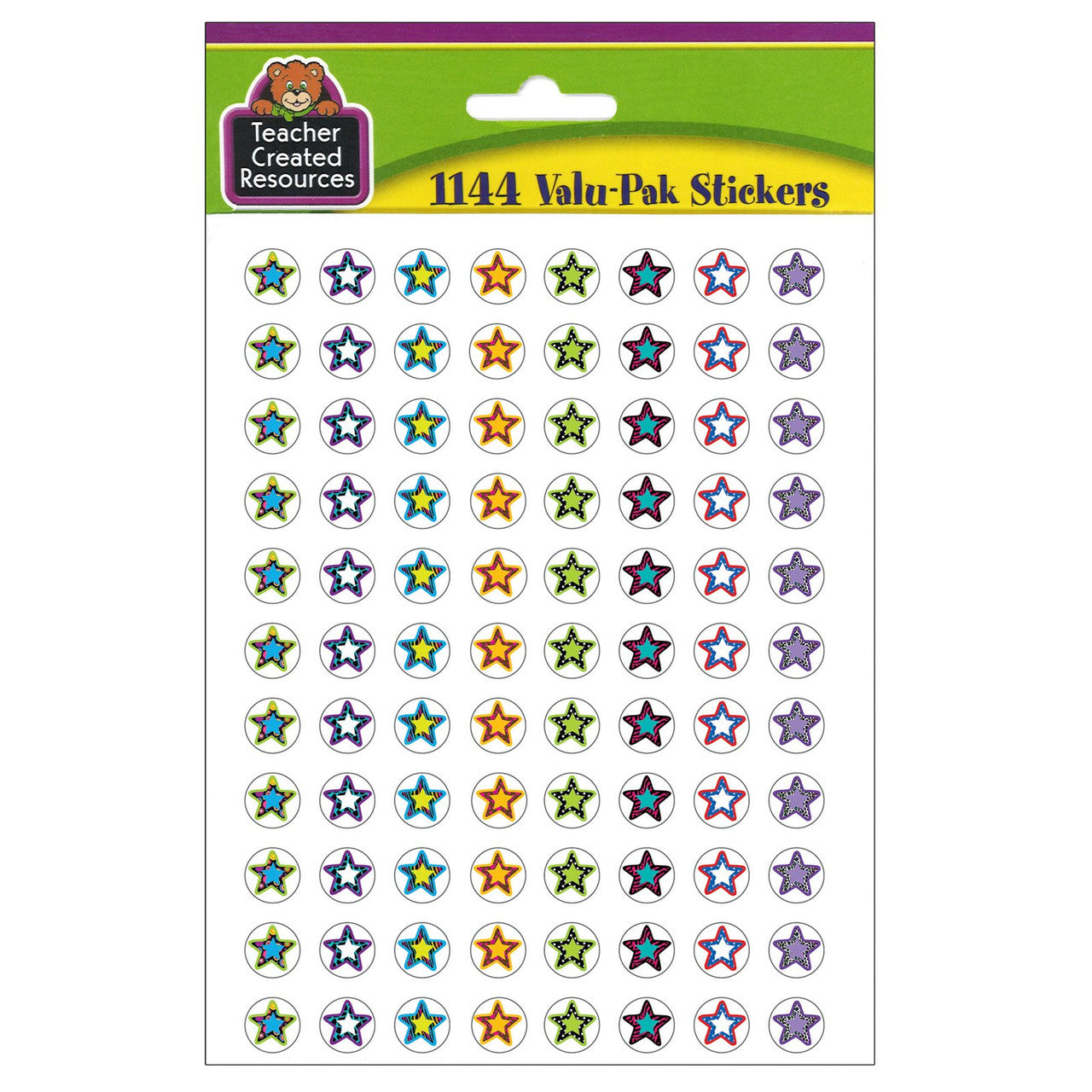 Fancy Stars 2 Mini Stickers Valu-Pak [pk-1144]