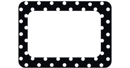 Labels Polka Dot Black [pk-36]