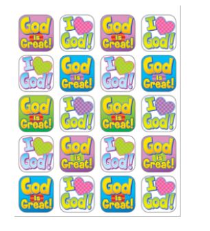 God is Great Stickers